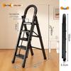 Compact Folding Telescopic A-Frame Ladder: Portable, Lightweight, Multi-functional, Indoor Use.