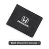 Car Driver License Suede Leather Bag Auto Driving Documents Cover For Honda Civic Accord Fit Jazz Pilot CRV Odyssey Passport TP6