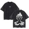 Dragon Ball Goku 2026 New Trendy Printed Vintage Washed Cotton Round-neck Loose-Fitting Short-Sleeved T-shirt