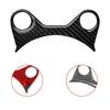 Carbon Fiber Interior Trim Car Manual Gear Shift Panel Button Frame Stickers For Nissan 370Z 2009- Car Interior Accessories