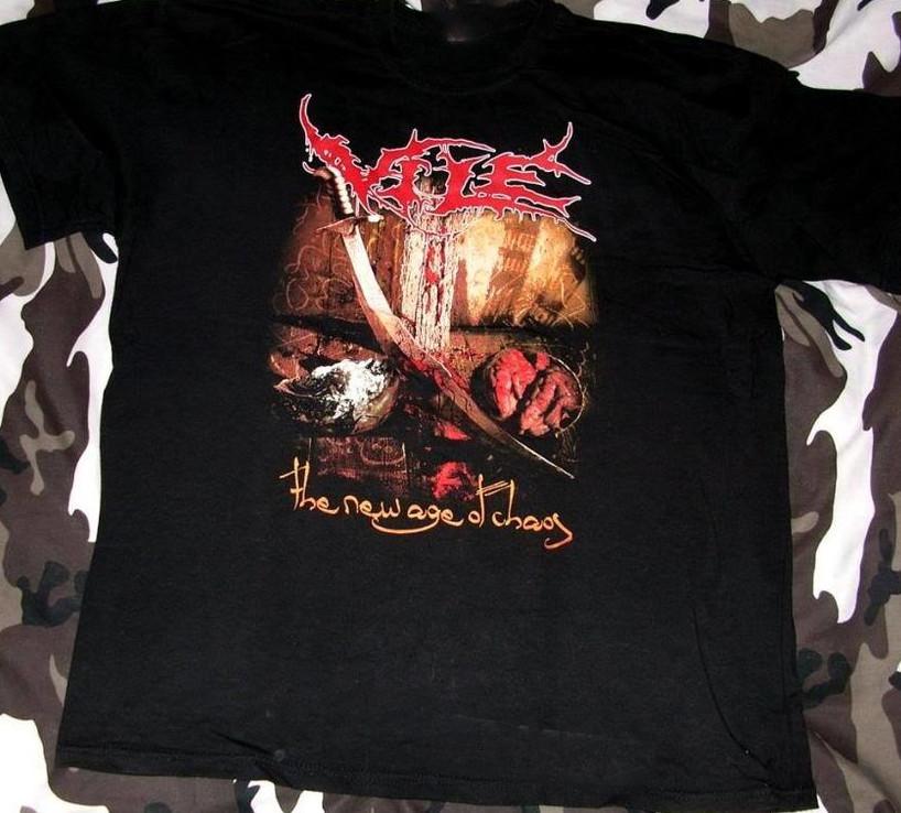 The New Age Of Chaos Vile Band Death Metal Graphic Cotton Unisex Tee GS350 XXXL