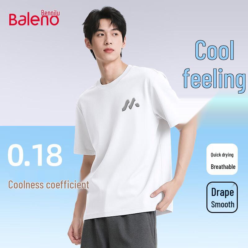 

Baleno Men s Ice Cotton Short Sleeve T-Shirt M