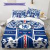 The Blues logo  Pattern Bedding Quilt Set Quilt Cover Pillowcase Home Decoration Birthday Gift (1 * duvet cover + 2 * pillowcase, without core)