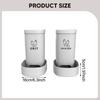 2Pcs Chick Feeders Chicken Feeder Duck Container Leakproof Coop Accessories Quail Bird Automatic Hen