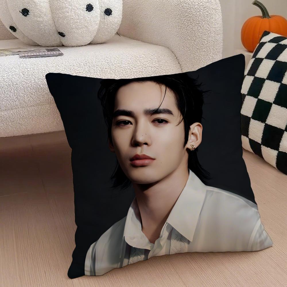 Fashion FAN Gifts Modern Elegant YYu Shi Yosh Cushion Cover Linen Pillow Case Soft Breathable Protective Couch Room Decoration