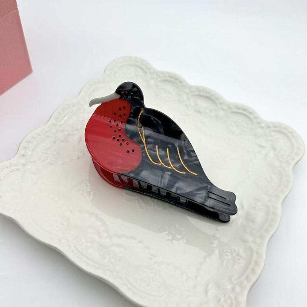 Penguin Acetic Acid Hair Claw Swallow Cartoon Animal Shark Clip Fashion Bird Hair Clip Girls