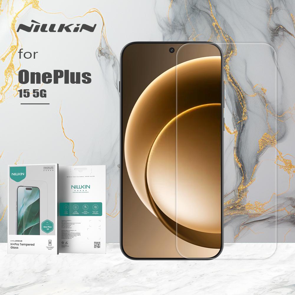 Nillkin For OnePlus 15 5G Tempered Glass H+PRO 2.5D 9H Hardness 0.2mm Super Thin Anti-Explosion Screen Protector For One Plus 15