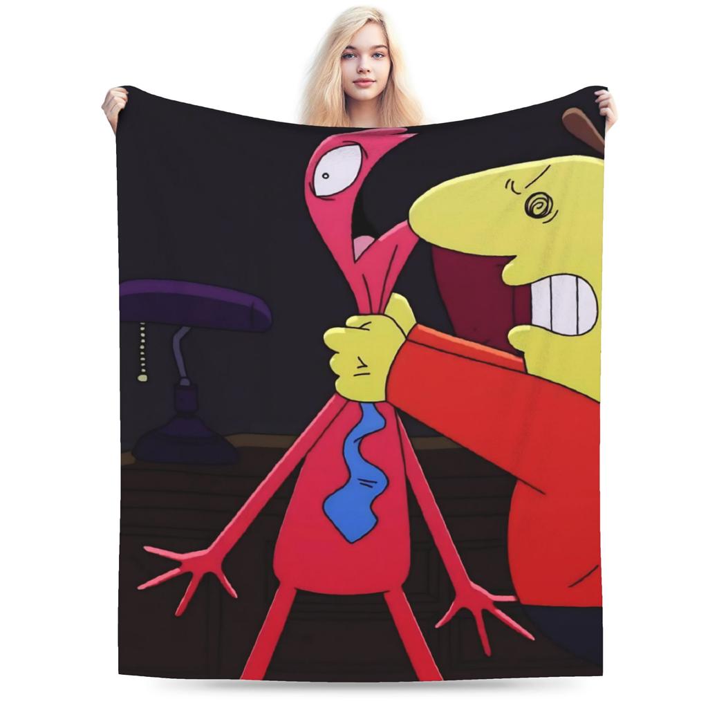glep smiling friends Gift Blanket For Men Women Warm Cozy Fluffy  Throw Blankets for Bed 50x60 Inches Multiple Sizes