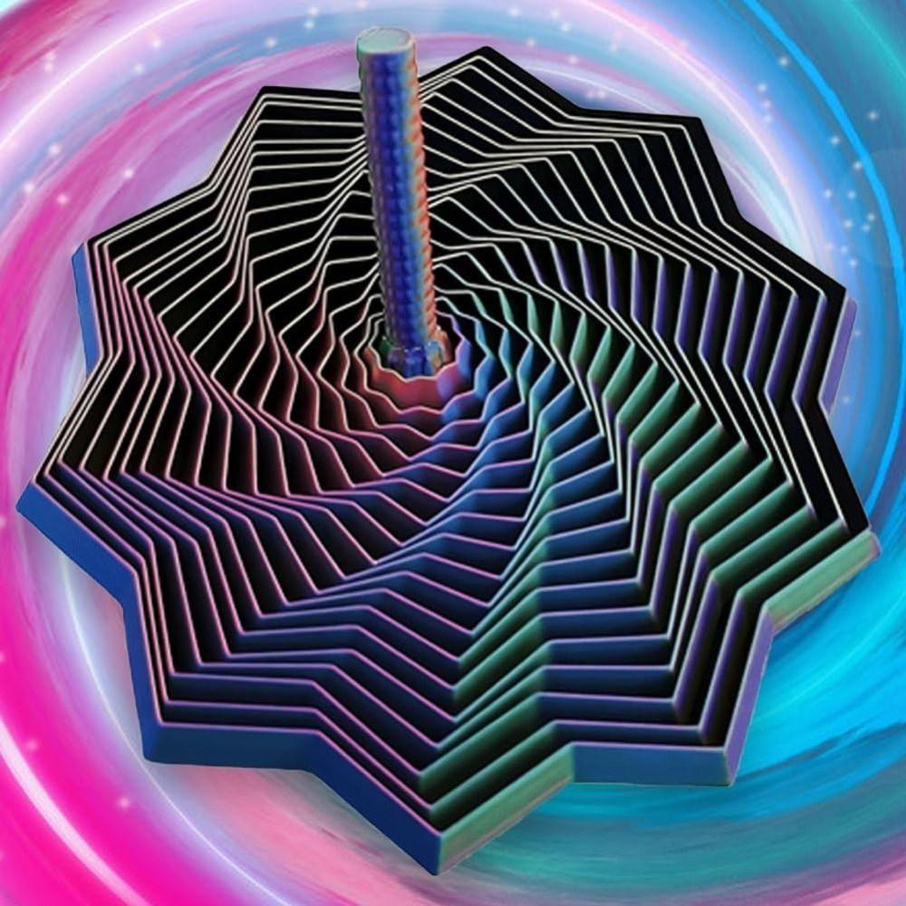 with Handles Fractal Fidget Hexagon PLA Desktop Decompression Toys Fidget Toy  for Office&School