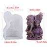 Artistic Lioness Wing Masked Lady Silicone Mould For Handmade Candle Soaps And Unique Decoration Items