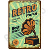 Metal Sign Room Vintage Metal Plate Home Decoration Luxury Wall Decor Items Art Mural Bar Retro Plates Tin Sign Poster Man Cave