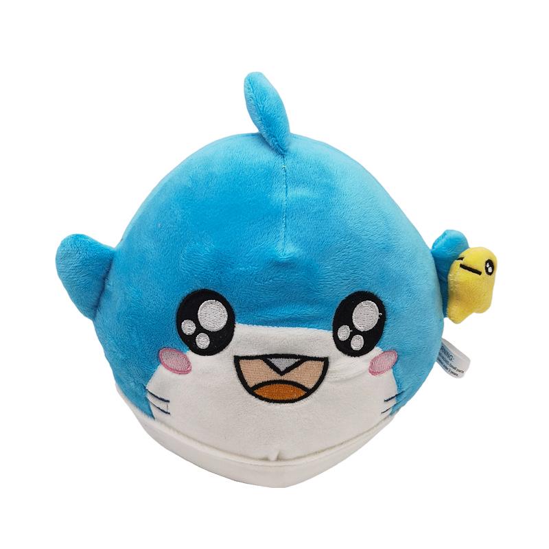 LankyBox New Series Milk Shark Plush Toy - Anime Tree Bucket Edition