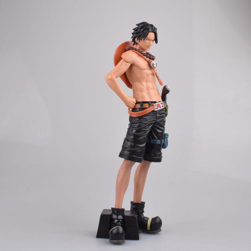 28 Cm Anime Statue One Piece ROS Ace Standing Posture PVC Action Figure Collectible Model Toys Gitf For Kids