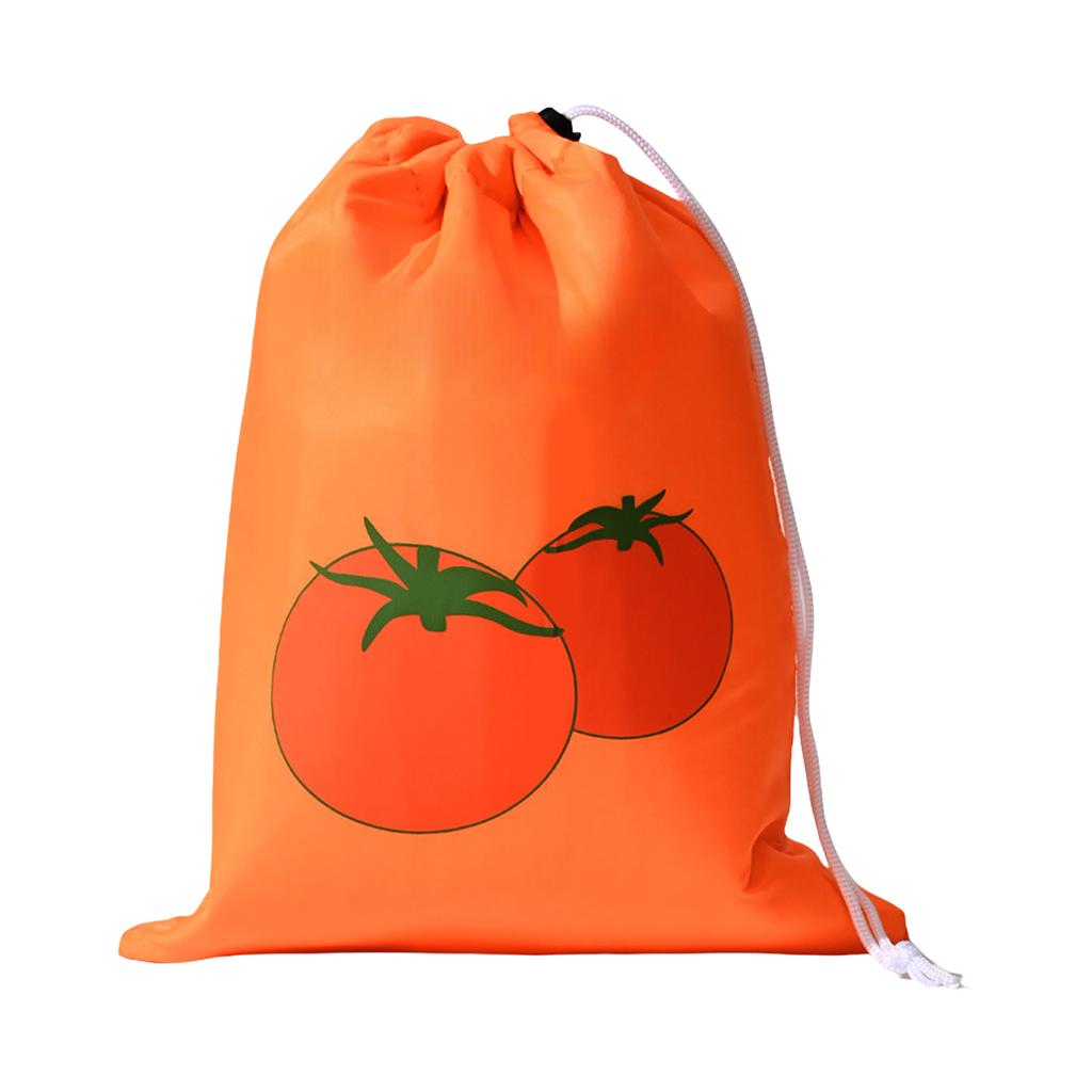 Reusable Vegetable Fruit Freshness Storage Bags Polyester for Kitchen Refrigerator Organization Large Capacity