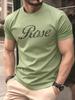 Letters Composed Of Diamond Patterns Design Men T Shirts Fashion TShirt Cotton Casual Clothing Summer Loose Unisex Streetwear