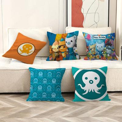 The O-Octonauts Cartoon Pillow Cover For Bedroom Room And Living Room Sofa Decorative Cushion Cover