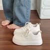 Fashion Whit Ladies Footwear Lace Up High on Platform Women's Sneakers Shoes Spring Autumn Original Offer Quality Walking 2025 New Sale