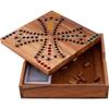 Wooden Board Game - ENGELHART - 350262 - Tock - Travel Set - 4 Players