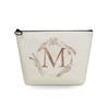 Women Circular letter Print Cosmetic Bag Toiletries Organize Travel Storage Case 6751 KTB