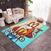 Looney Unique Rod. Personalized Text Floor Rug Office Rug Design for Entryway Dining Room Decorate room Hallway Anti-slip Rug Anime Office Decor