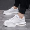 New men's platform white shoes lazy foot cover tide shoes Internet celebrity air cushion little white men's shoes live stream shake fast spot