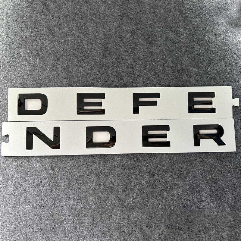 Land Rover Defender 2020-2023 Hood Letter Badge - Dark Tail Car Sticker Modification