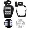 UTV Side Rear View Mirror 360 Degree Adjustable with LED Lights Fit for Polaris RZRRanger