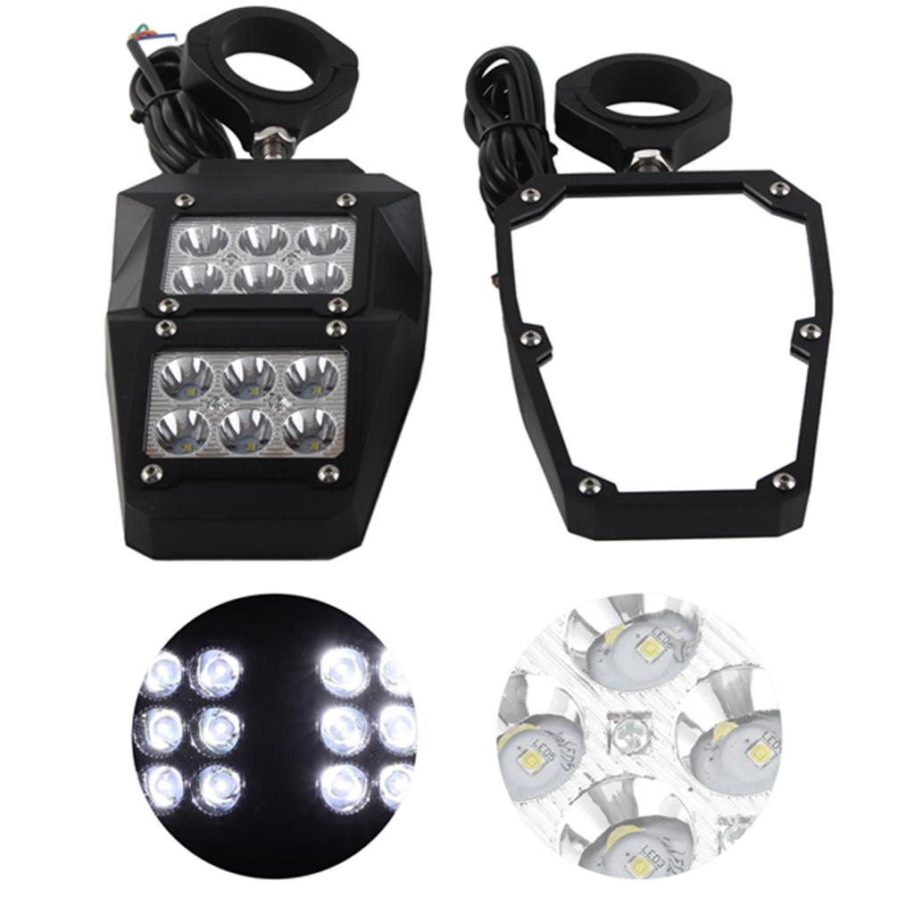 UTV Side Rear View Mirror 360 Degree Adjustable with LED Lights Fit for Polaris RZRRanger