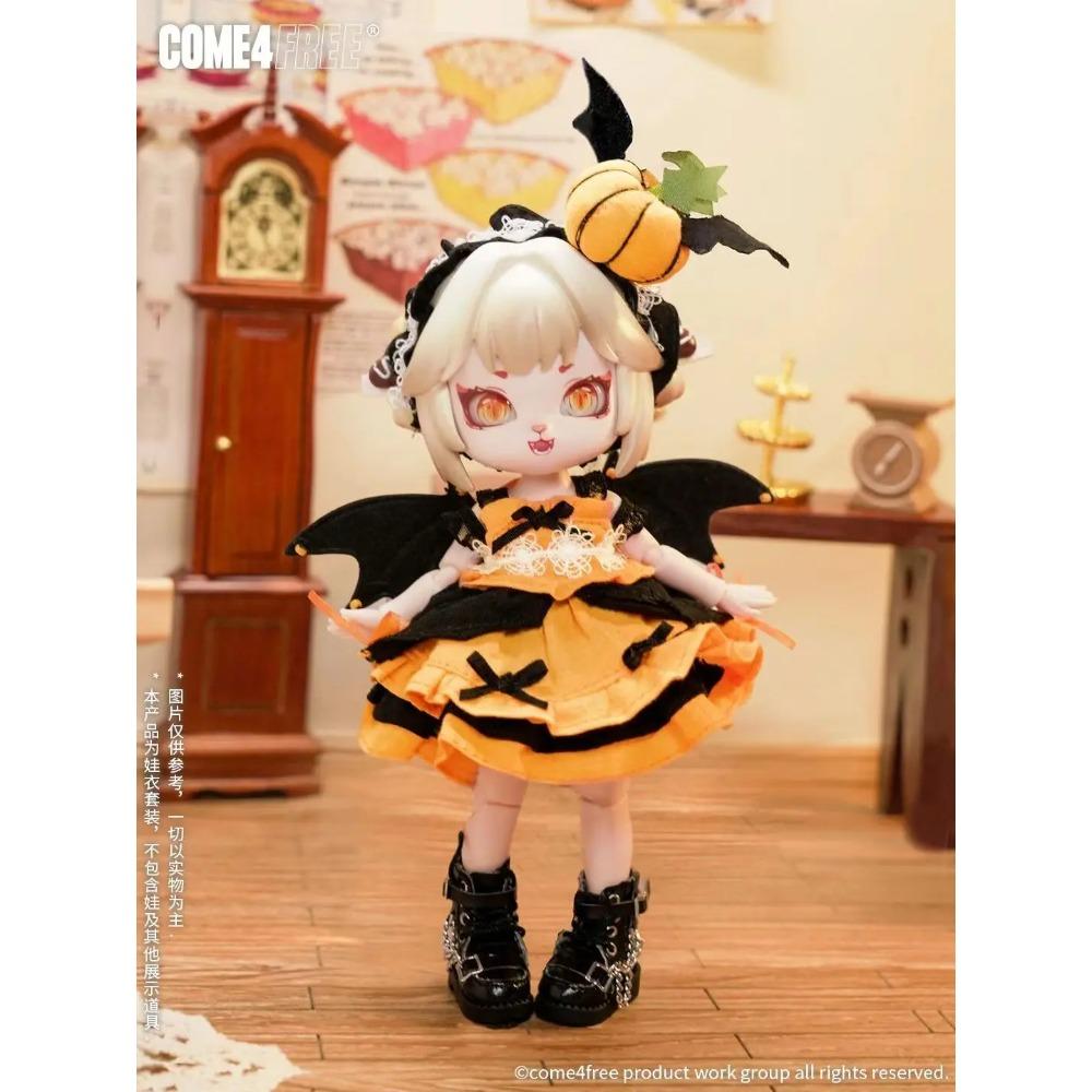 Come4free Half Seen Spring Preface Valentine's Day Baby Clothes Ob11 Doll 1/12 Bjd Bonnie Skirt Clothes (only Clothes)