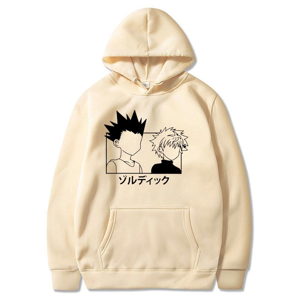 Hunter X Hunter Anime japonez amuzant Killua Eyes Killua Hanorace stil Hanorace Streetwear pentru femei/bărbați Hanorac supradimensionat