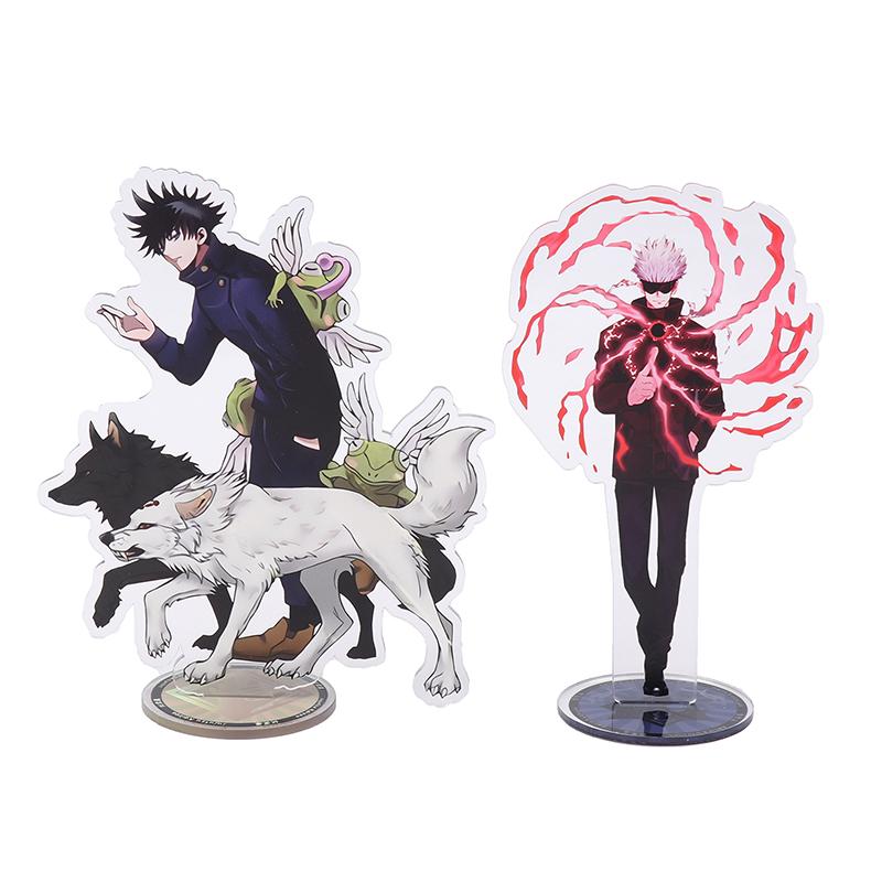 Anime Figure Jujutsu Kaisen Acrylic Stand Model Gojo Satoru Itadori Yuji Fushiguro Megumi Cosplay Figure Desktop Decor Toys