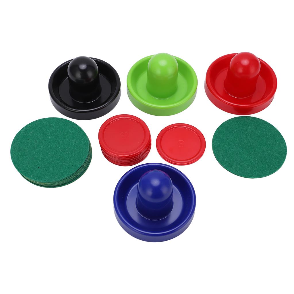 Mehrfarbiges Hockey-Zubehörset Pucks Schieber Ersatz Tische Spielschieber Pucks Set
