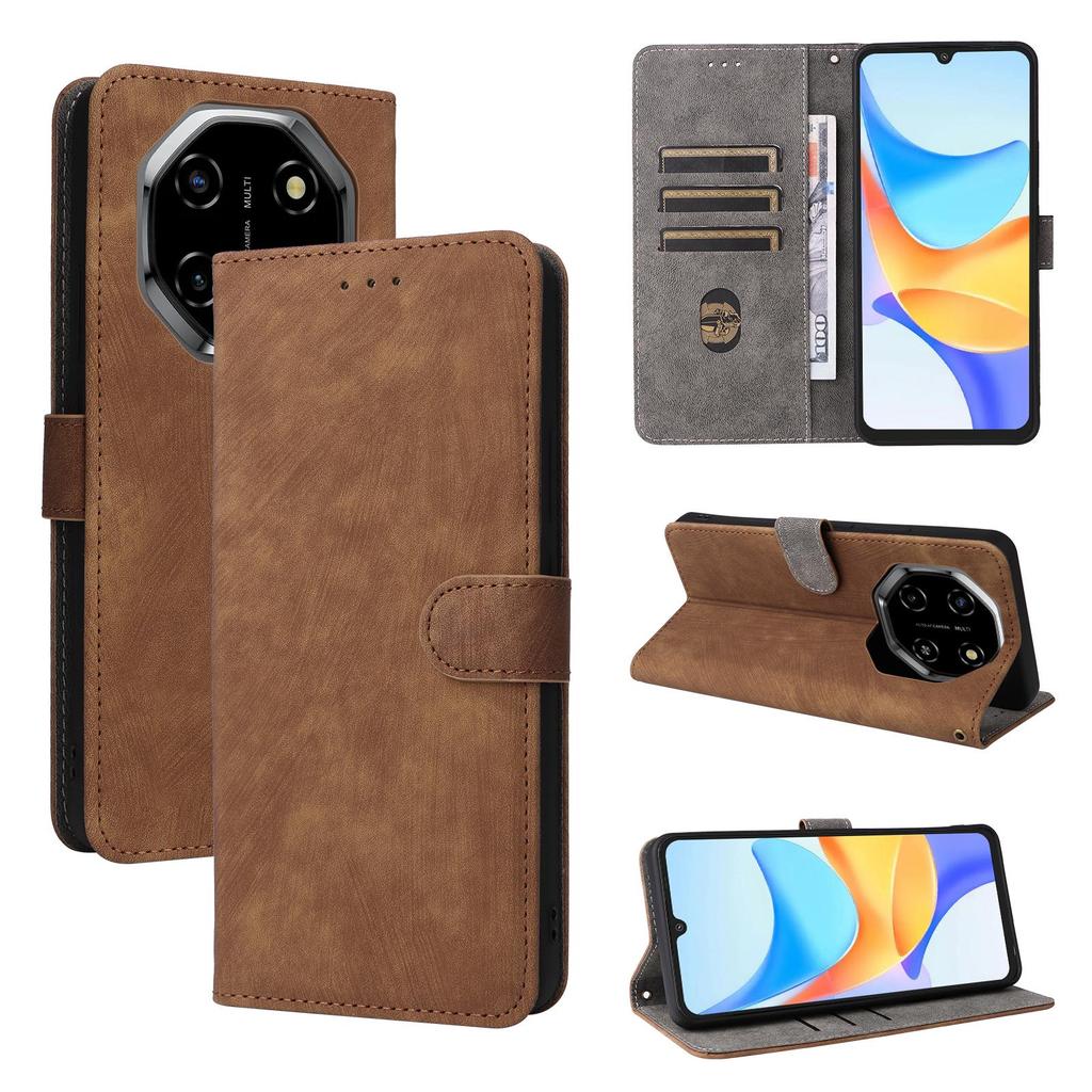 Flip Cover for Blackview Shark 6 / Oscal Tiger 8 PU Leather Full-Body Protection [RFID Blocking] Phone Cases