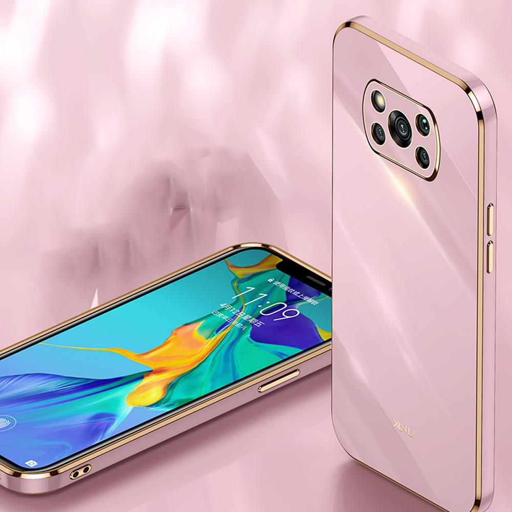 Для Xiaomi Poco X3 чехол Роскошный квадратный чехол Xiaomi Poco X3 Pro X3 NFC чехол для телефона противоударный силиконовый чехол Fundas