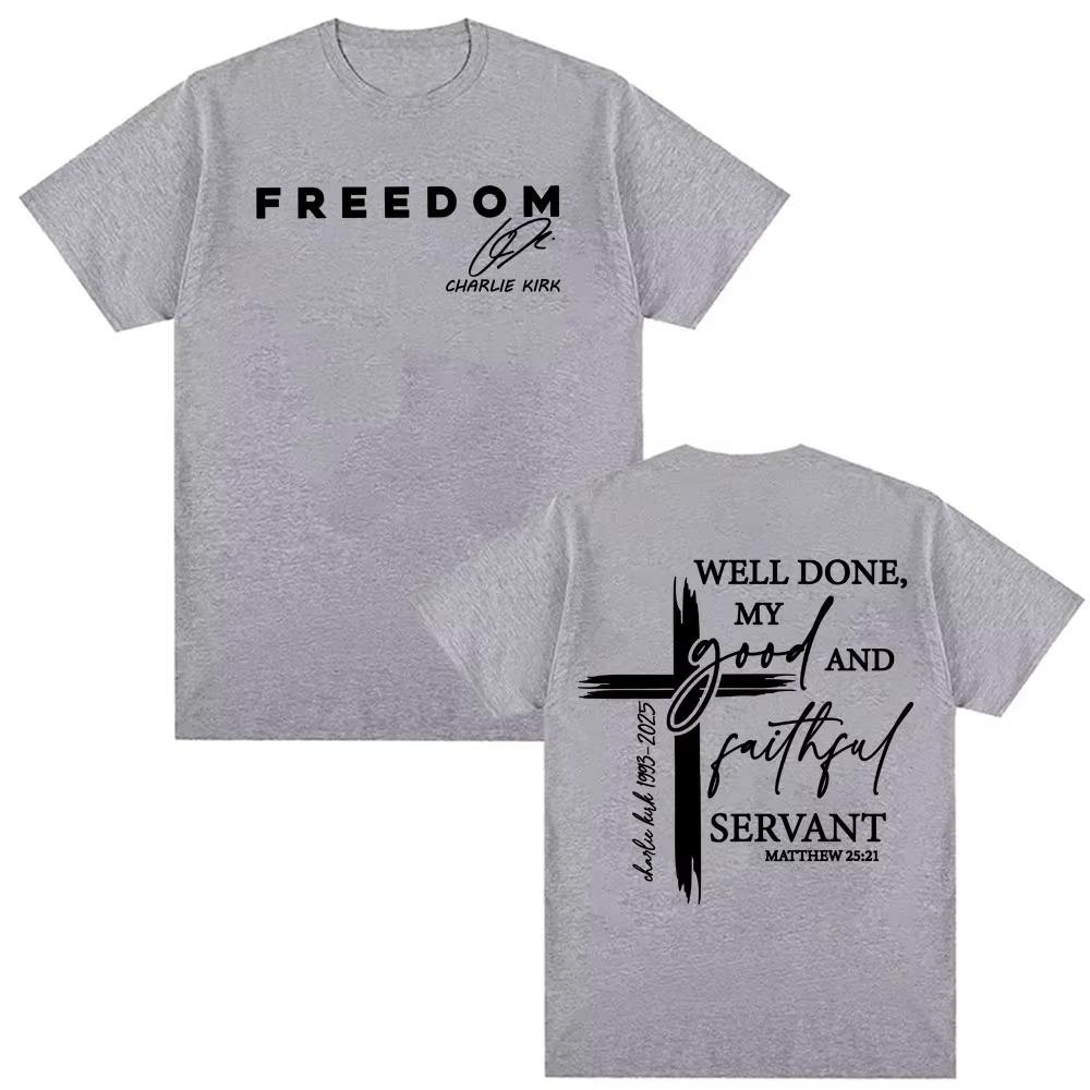

Bring Back The Charlie Kirk Free Tshirt for Men and Women A Classic and Popular 2026 Spring summer new Pure Cotton Tshirt XL