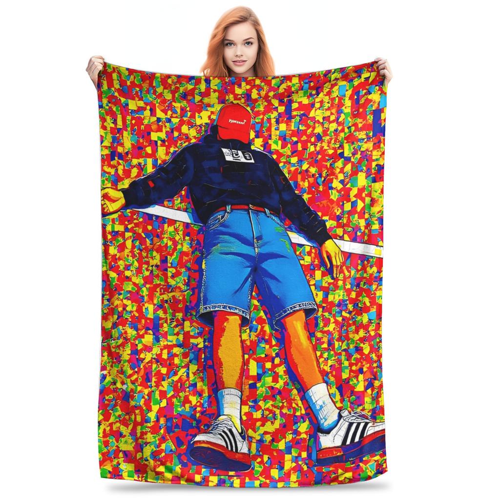 Malachi Barton Actor Tour Blanket Quality Warm Bedding Throws Winter Girls Boys Home Decor Fashion Bedspread