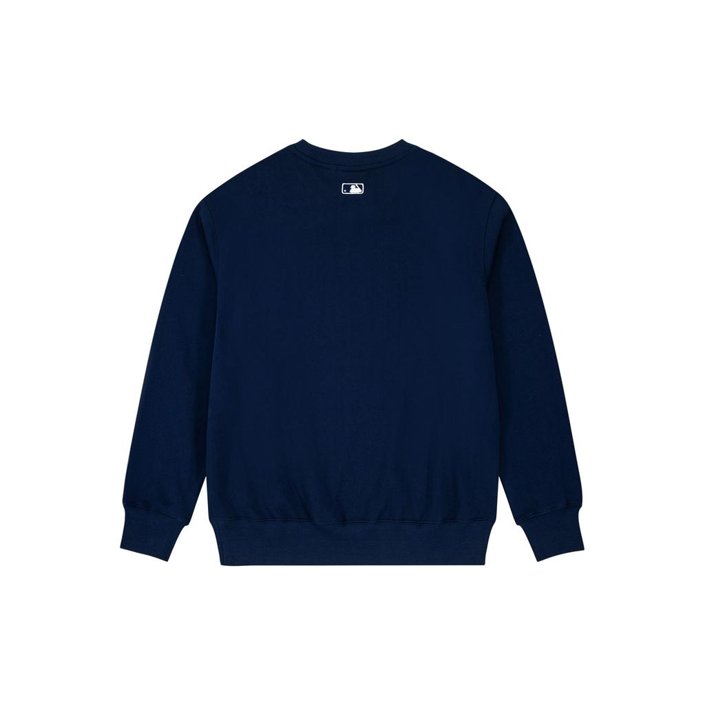 MLB Academy Series FW23 Los Angeles Dodgers Letter Print Casual Loose Fit Crewneck Long Sleeve Sweatshirt Unisex Sweatshirt Navy-Blue 3AMTV0134-07NYS