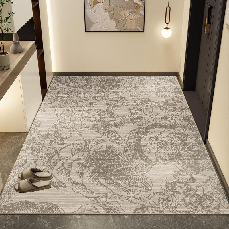 

Входной коврик Противоскользящий коврик для входной двери Грязеотталкивающий ковер для входного фойе 80 × 120cm