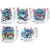 6Pcs Little Football Player Diamond Art Fridge Magnet Diamond Painting Refrigerator Magnet Diamond Painting Fridge Magnet for Adults Beginners