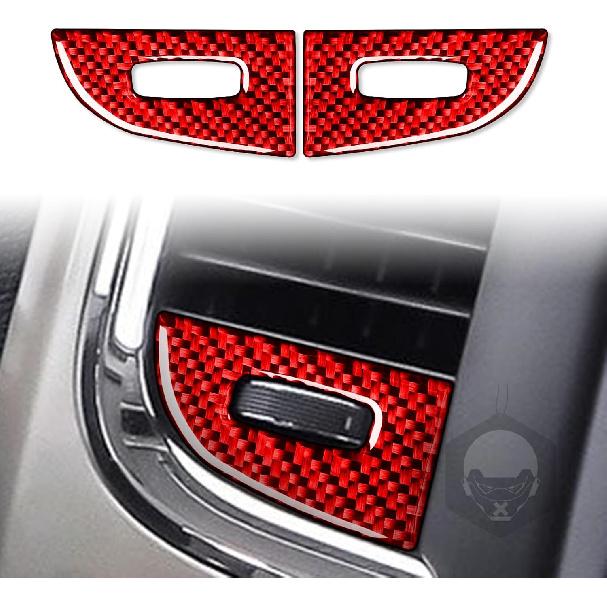 Red Carbon Fiber Dashboard trument Speedometer Tachometer Frame Panel Cover Car Interior Compatible with Dodge Ram 1500/2500/3500 2013 2014 2015 2016