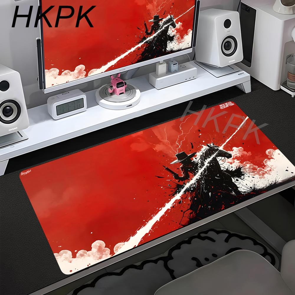 Red Dead Redemption  Large Mouse Pad Game Desk Mat Keyboard Ergonomic Office Rubber Game PC Nonslip Antifray Home Custom Best