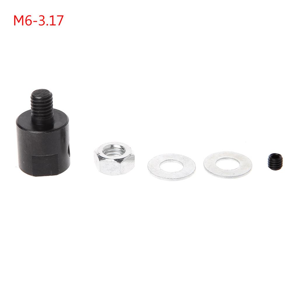 Shaft Motor Shaft M6 Adapter Axle Coupler Sleeve Flexible Kits Saw Blade Steel 3.17mm/4mm/5mm/6mm/8mm 6mm Hole