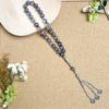 10mm 33pcs Glass Tassel Turkish Muslim Rosary Islamic Prayer Beads Bracelet for Women Jewelry Tasbih Tasbeeh Allah Mohammed