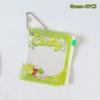 1/3Pcs Mini Anime Badge Storage Bag Protective Shell Toy Doll Bag Transparent Display Bag Pendant Hanging Keychain Decor Gift