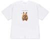 Versatile Korean Lucky Hamster Shortsleeved Printed Tshirt Tops Women Cute Kawaii Hamster Meme Graphic Casual Streetwear Y2k