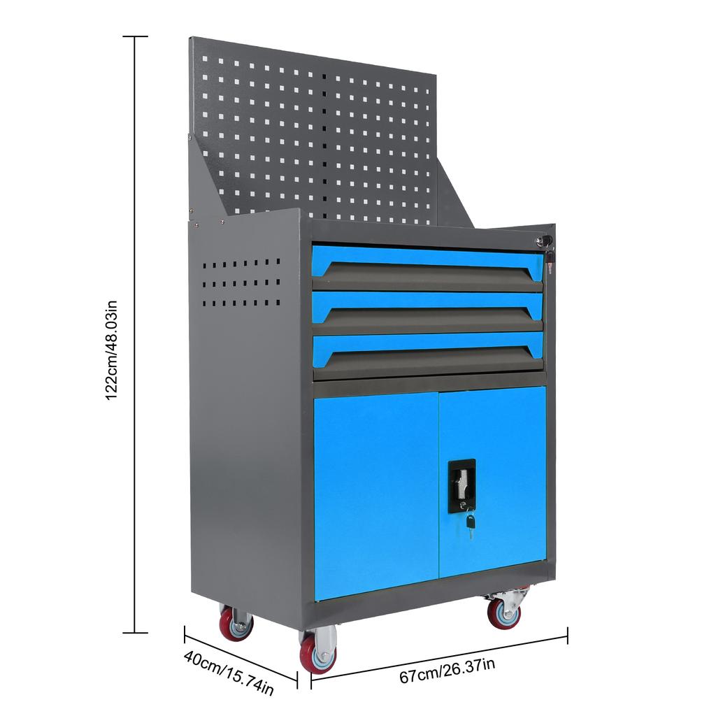 Rolling Tool Chest with Drawers Tool Storage Cabinet for Garage Workshop