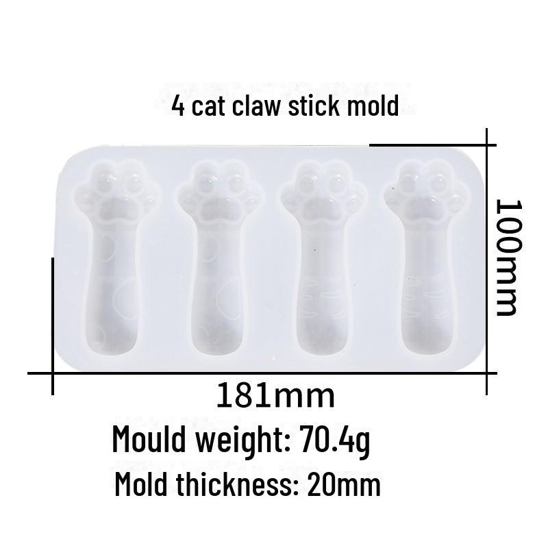 

Силиконовая форма «Кошачий коготь» для изготовления сережек и брелоков