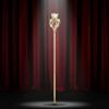 Gold-Tone Copper Enchantment Rod Electroplated Crystal Embellished
