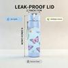 1PC Soft Pastel Butterfly Cloud Pattern Print 750ml Color Plastic Sports Water Bottle Leakproof Flip Straw Lid Suitable for Sports Office Home Use