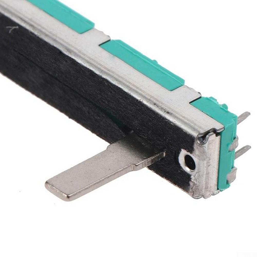 Potențiometru cu film de carbon B103 cu rezistență variabilă de 75 mm